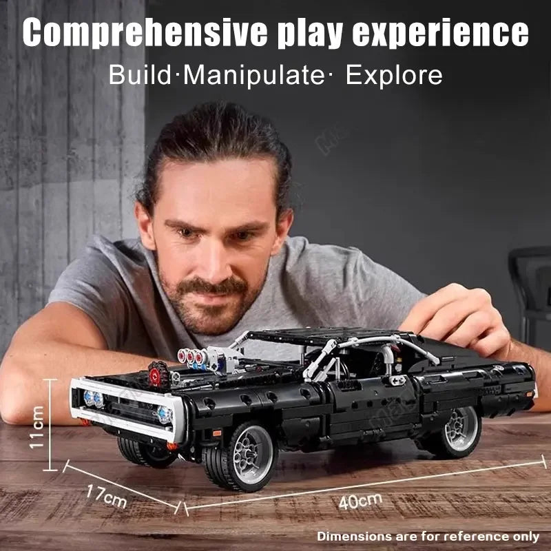 Amerikaner Byggesett Sort 1077 deler